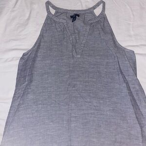 GAP Light Gray Sleeveless Halter Tank Top